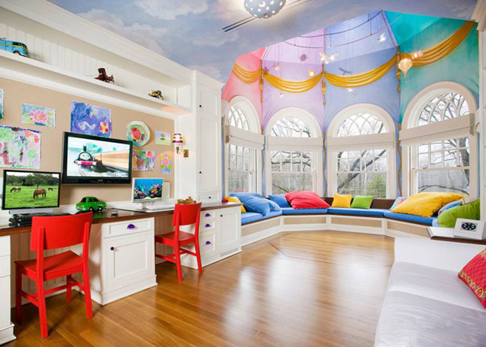 The dream world of children room
